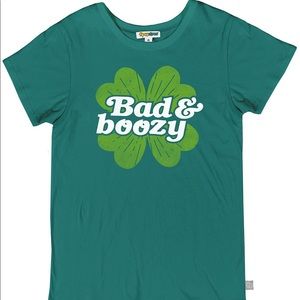 NWT St. Patrick’s Day “Bad and Boozy” T-Shirt